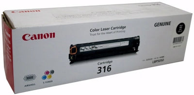 Genuine Canon CART316BK Black Toner Cartridge 2,500 Prints