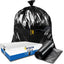 Carton of 1000 18L Black Bin Liners - Office / Kitchen 10 micron (Standard Strength)