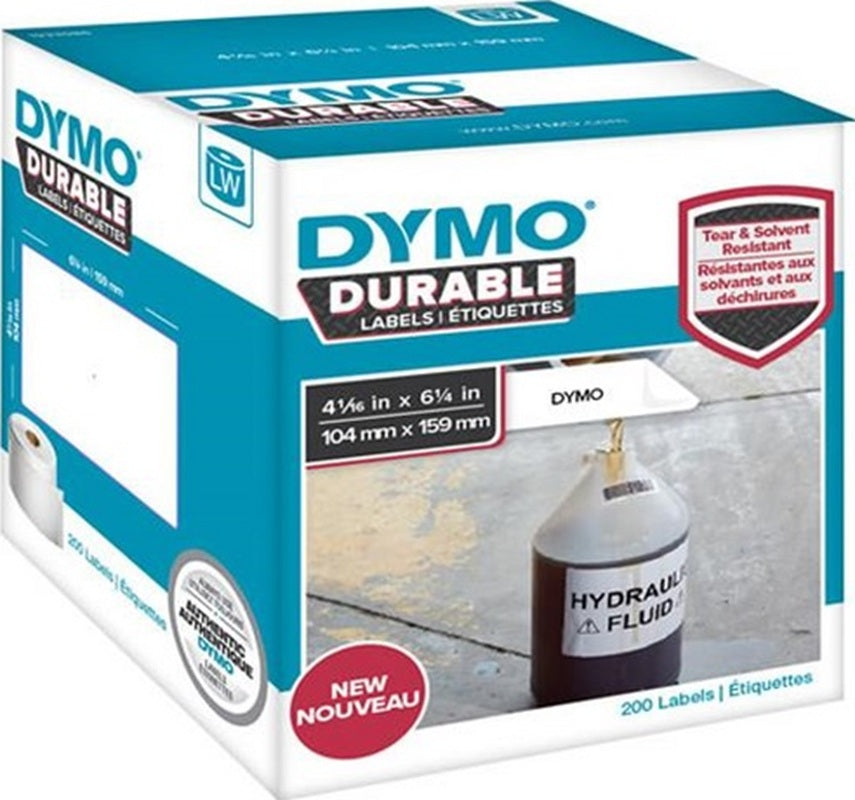 Dymo 1933086 Durable Industrial White Label Roll 200/rol