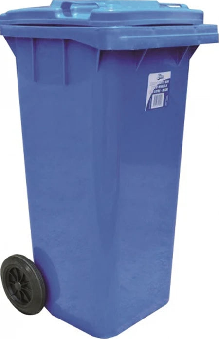 Edco Heavy Duty Bin with Wheels 120L - Blue