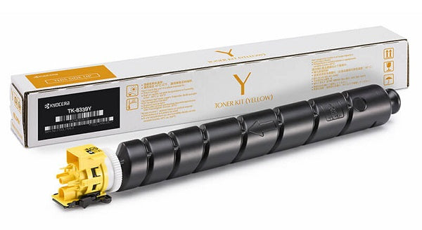 Genuine Kyocera TK-8339Y Yellow Toner Cartridge 15K Print Yield