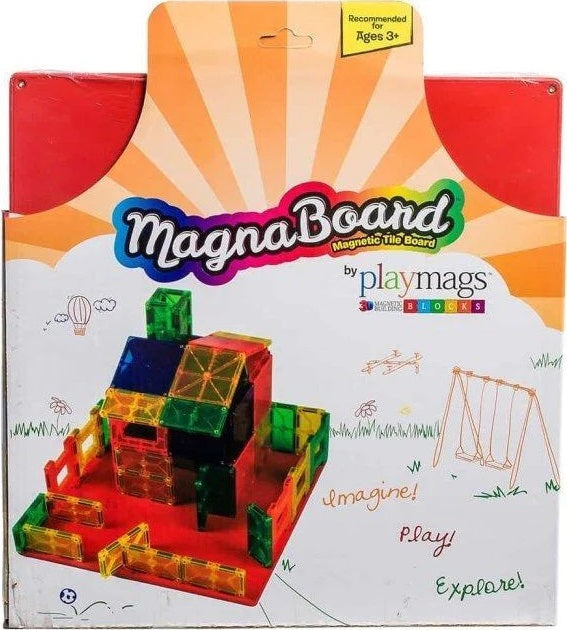 Playmags Large 3D Clear Colour Magnetic Board 30x30cm (2015-'16)