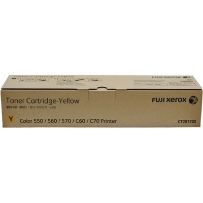 Genuine Fuji Xerox 550 CT201705 Yellow Toner Cartridge 30,000 Prints