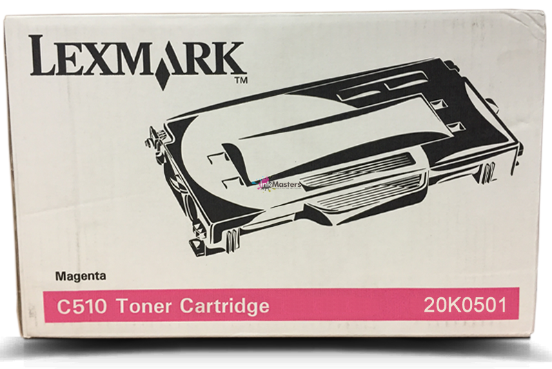 Lexmark C510 Genuine Magenta Toner Cartridge 20K0501 - 3k Print Yield