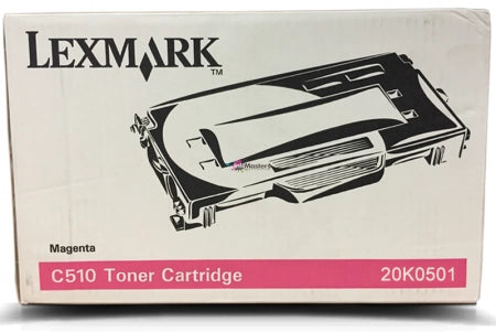 Lexmark C510 Genuine Magenta Toner Cartridge 20K0501 - 3k Print Yield