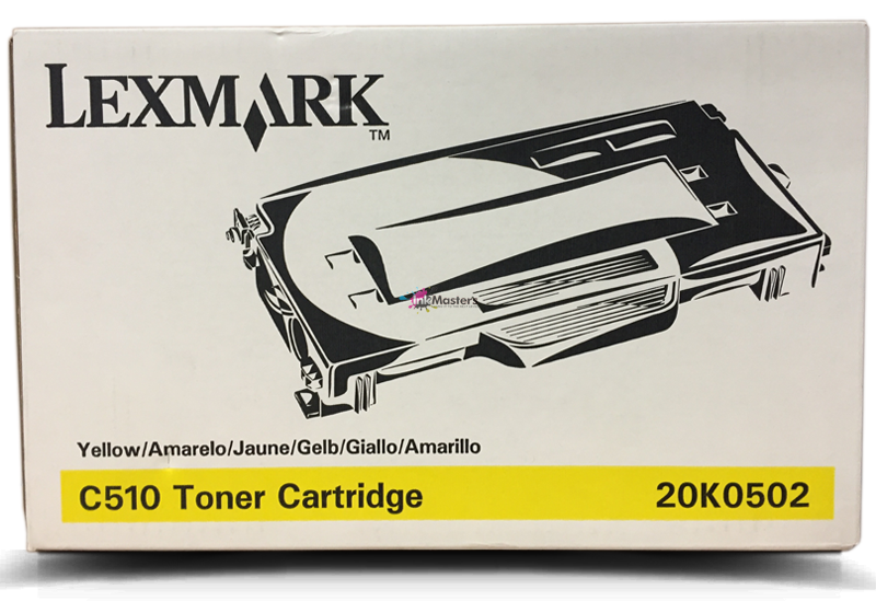 Lexmark C510 Genuine Yellow Toner Cartridge 20K0502 - 3k Print Yield