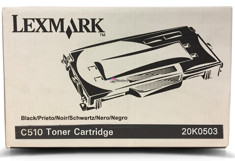Lexmark C510 Genuine Black Toner Cartridge 20K0503 - 5k Print Yield