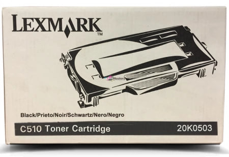 Lexmark C510 Genuine Black Toner Cartridge 20K0503 - 5k Print Yield