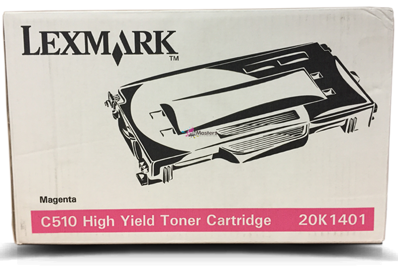 Lexmark C510 Genuine Magenta Toner Cartridge 20K1401 - 6.6k Print Yield