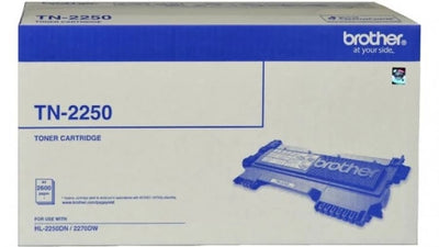 Genuine Brother TN2250 Toner Cartridge 2600 Prints