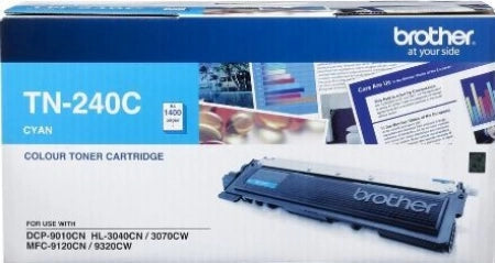 Brother TN-240C Genuine Cyan Toner Cartridge 1.4K Print Yield