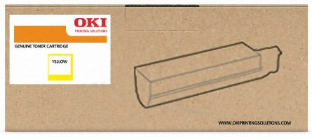 Genuine OKI C834 46861309 Yellow Toner Cartridge ~ 10,000 Page