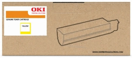 Genuine OKI C834 46861309 Yellow Toner Cartridge ~ 10,000 Pages
