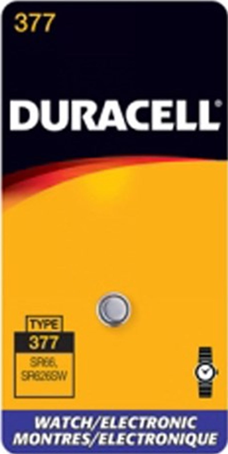 Duracell Speciality Silver Oxide Button Battery D377
