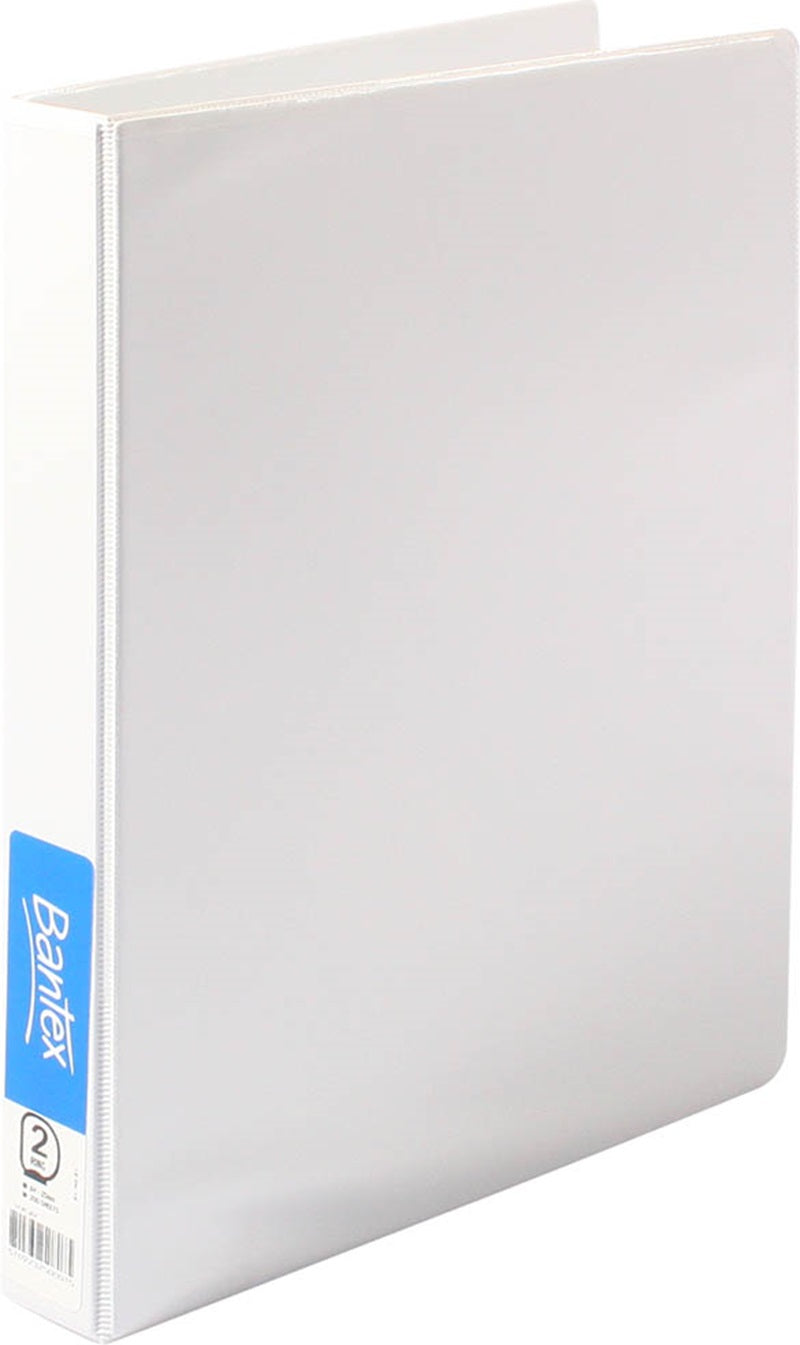 Bantex Clearview Insert Binder A4 25mm 2D White