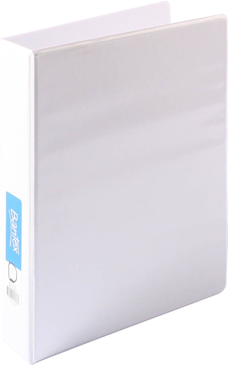 Bantex Insert Binder A4 2 D-Ring 38mm White