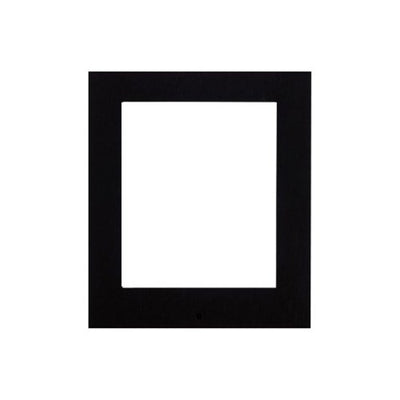 IP Verso Surface Installation FrameA for 1 Module  Black  107 x 130 x 28 m