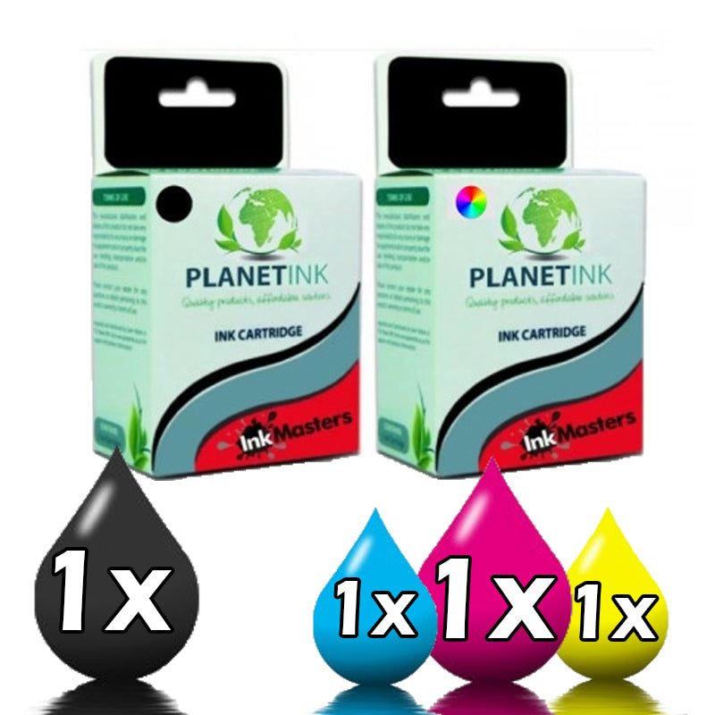 2 Pack HP 74XL 75XL CB336WA -CB338WA Compatible Ink Cartridges  [1BK,1C]