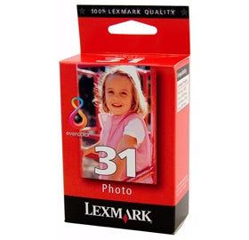 Lexmark 18C0031AAN 31 Genuine Photo Cartridge 135 pages (6?x4? photos @ 15%)