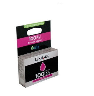 Lexmark #100 14N1070AAN Genuine High Yield Magenta Ink Cartridge 600 Yield