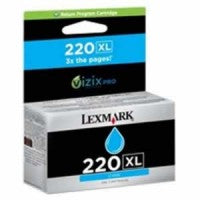Lexmark 14L0175AAN 220XL 4000 5500 Cyan Genuine Toner Cartridge 1,600 Yield