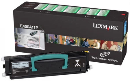 Genuine Lexmark E450H11P Black High Yield Toner Cartridge 11,000 Yield