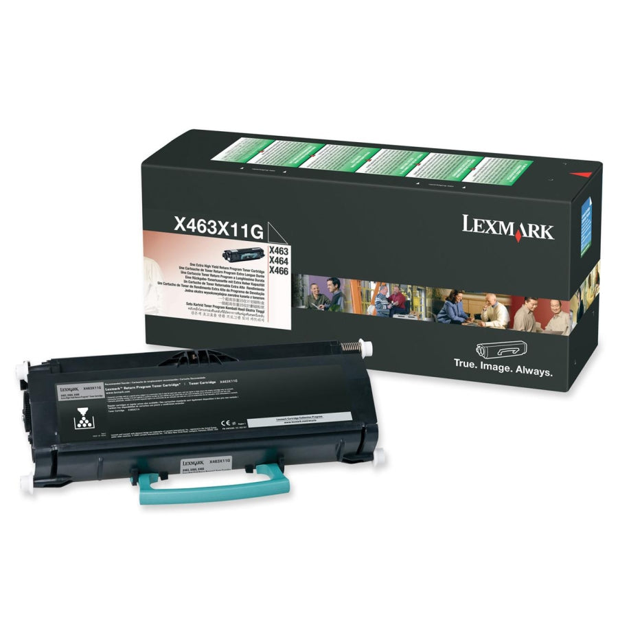 Lexmark X463X11G Black Genuine Toner Cartridge 15K Print Yield