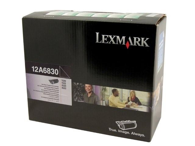 Lexmark 12A6830 Genuine Toner Cartridge 7,500 Yield