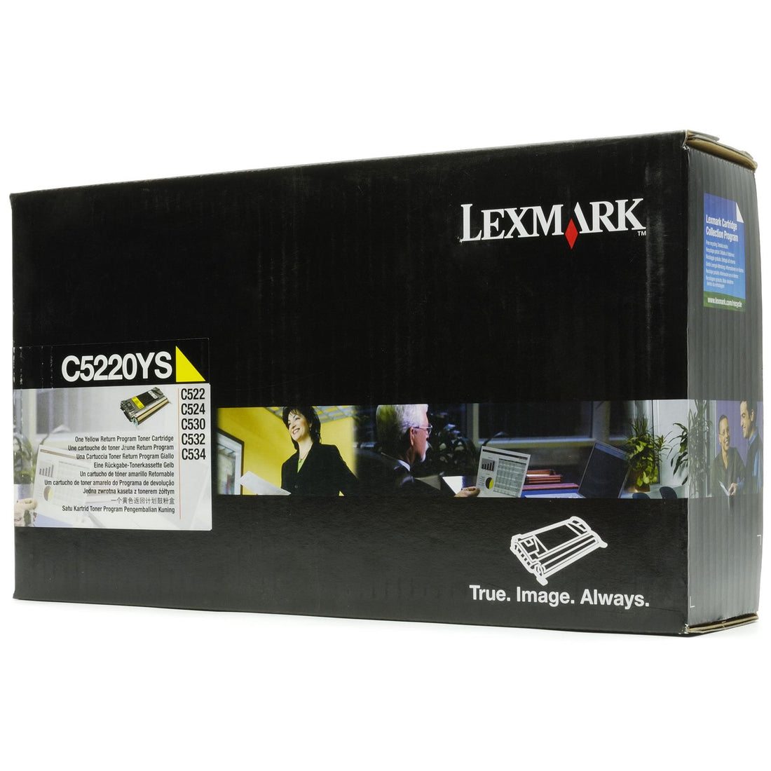 Lexmark C5220YS Yellow Genuine Toner Cartridge 3,000 Yield