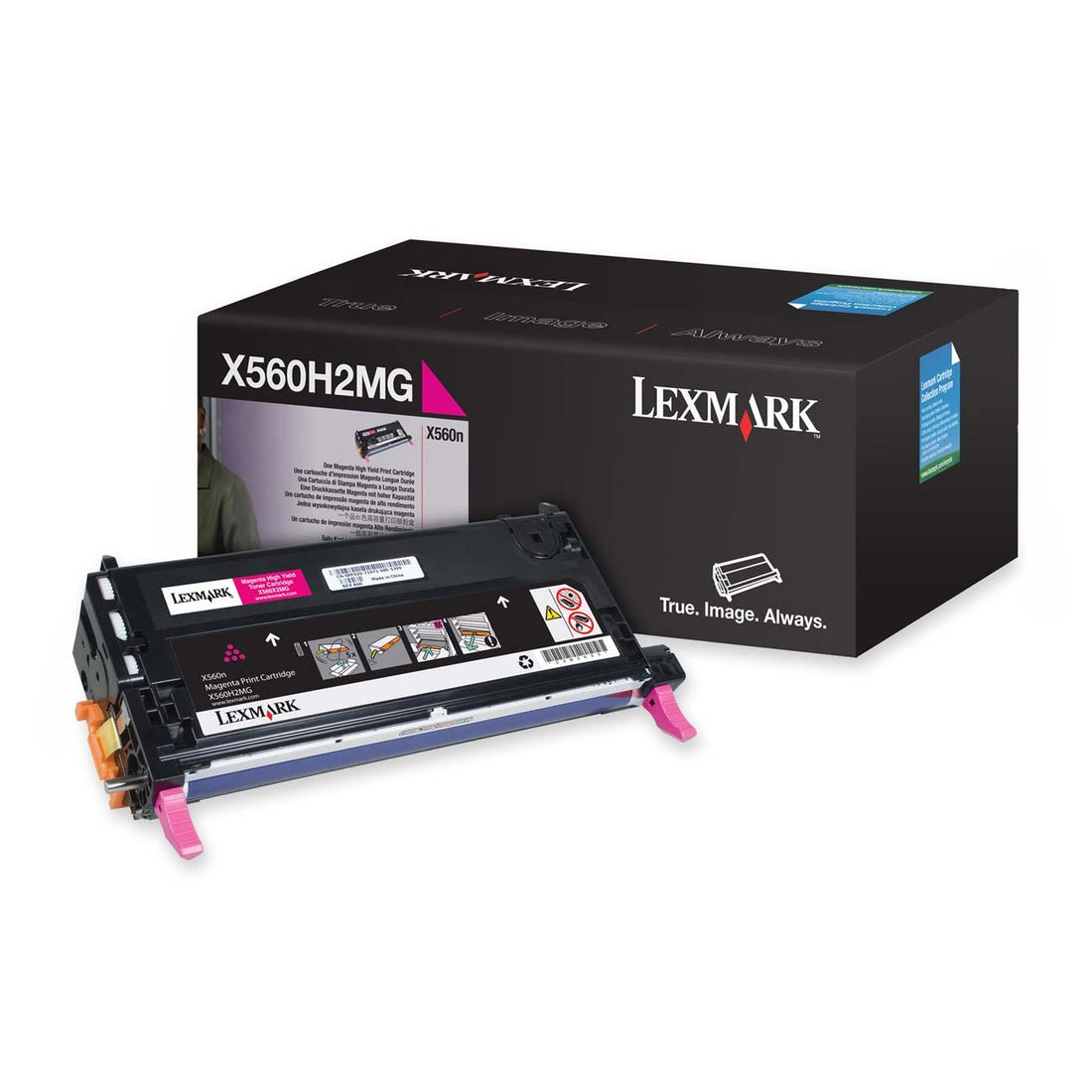 Lexmark X560H2MG Magenta Genuine Toner Cartridge 10,000 page