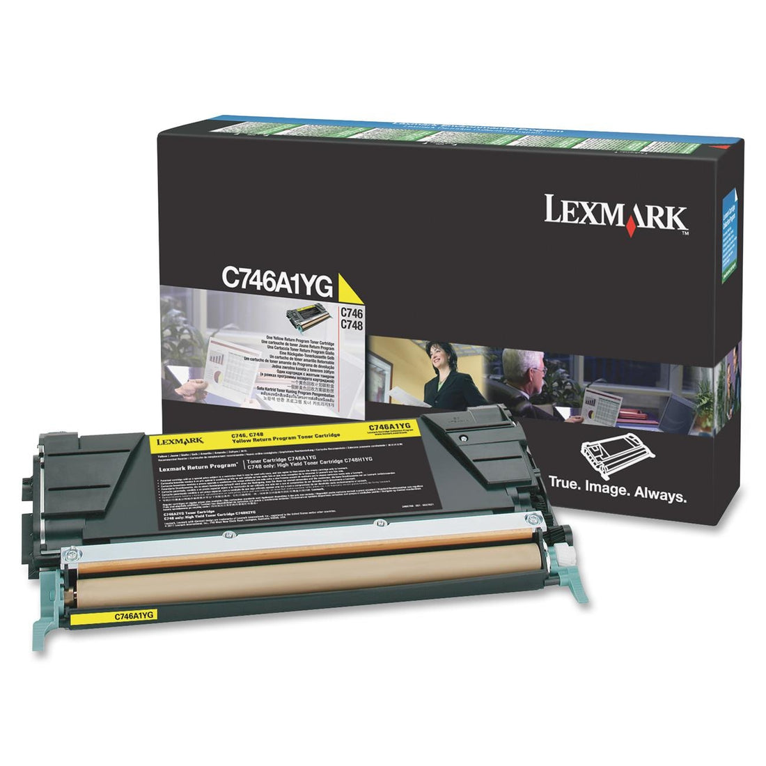 Lexmark C746A1YG Yellow Genuine Toner Cartridge 7K Print Yield