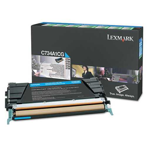 Genuine Lexmark C748 C748H1CG Cyan Toner Cartridge 10K Print Yield
