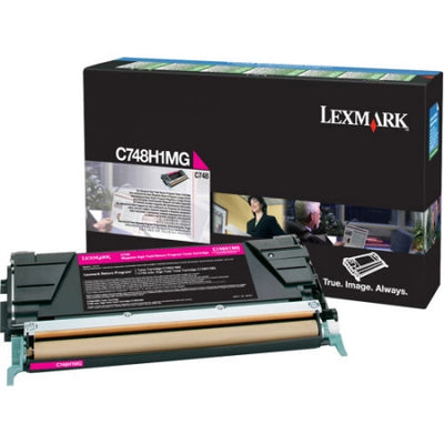 Lexmark C748 C748H1MG Magenta Genuine Toner Cartridge 10K Print Yield