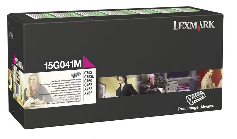 Lexmark 15G041M Magenta Toner Cartridge 6,000 Yield (Genuine)