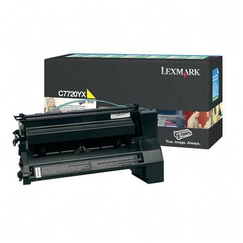 Lexmark C772 X772 C7720YX Yellow Genuine Extra High Yield Toner Cartridge 15,000 Yield
