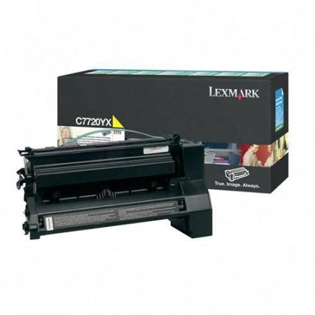 Lexmark C772 X772 C7720YX Yellow Genuine Extra High Yield Toner Cartridge 15,000 Yield