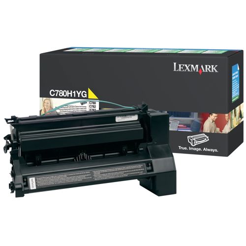 Lexmark C780H1YG Yellow Genuine Toner Cartridge 10K Print Yield