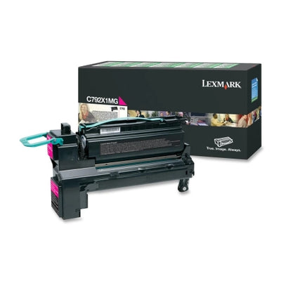 Genuine Lexmark C792 C792X1MG Magenta Toner Cartridge 20000 Pages