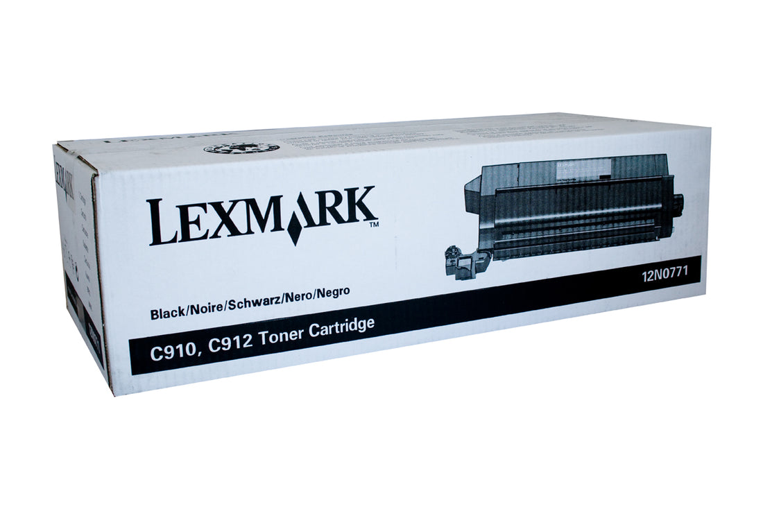 Lexmark 12N0771 Genuine Black Toner Cartridge 14K Print Yield