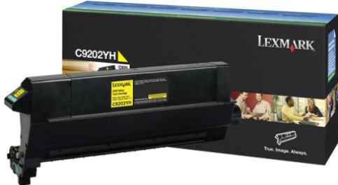 Lexmark C920 C9202YH Yellow Genuine Toner Cartridge 14,000 Yield
