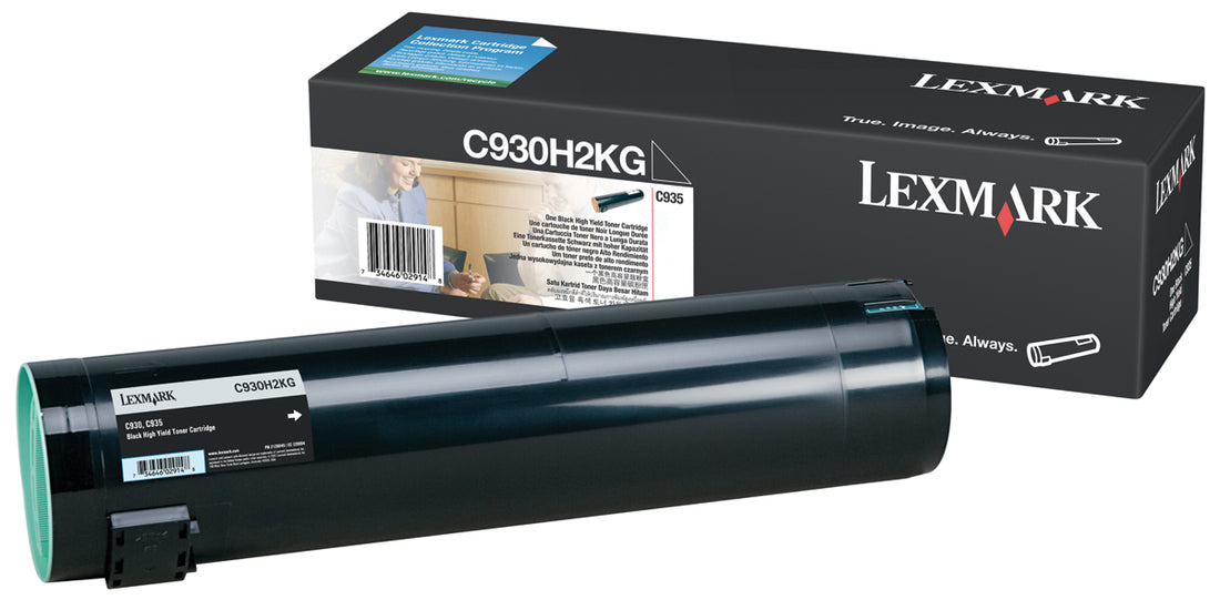 Lexmark C935 C930H2KG Black Genuine Toner Cartridge 38K Print Yield