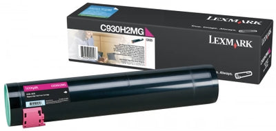 Lexmark C935 C930H2MG Magenta Genuine Toner Cartridge 24K Print Yield