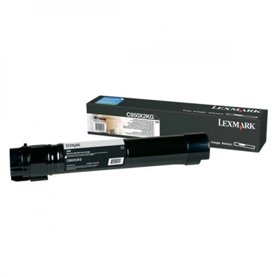 Lexmark C950 C950X2KG Black Genuine Extra High Yield Toner Cartridge 32K Print Yield