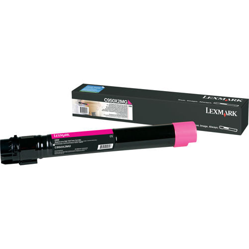 Genuine Lexmark C950 C950X2MG Magenta Extra High Yield Toner Cartridge 22K Print Yield