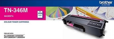 Brother TN346M Magenta Genuine Toner Cartridge 3,500 Pages