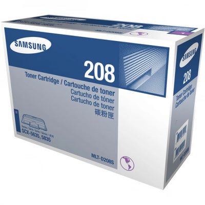 Samsung SCX5635N SCX5835FN MLTD208S Black Genuine Toner Cartridge 4,000 Prints