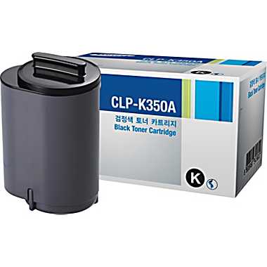 Samsung CLP350N CLPK350A Black Genuine Toner Cartridge 4,000 Print