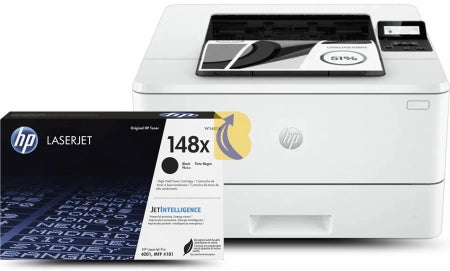 HP LaserJet Pro 4001dn Mono Laser Printer 2Z600F+Toner Bundle