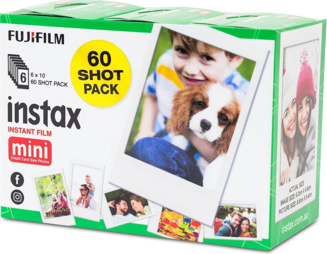 Pack of 60 Fujifilm Instax Mini Film - Compatible with Fujifilm INSTAX Mini Camera