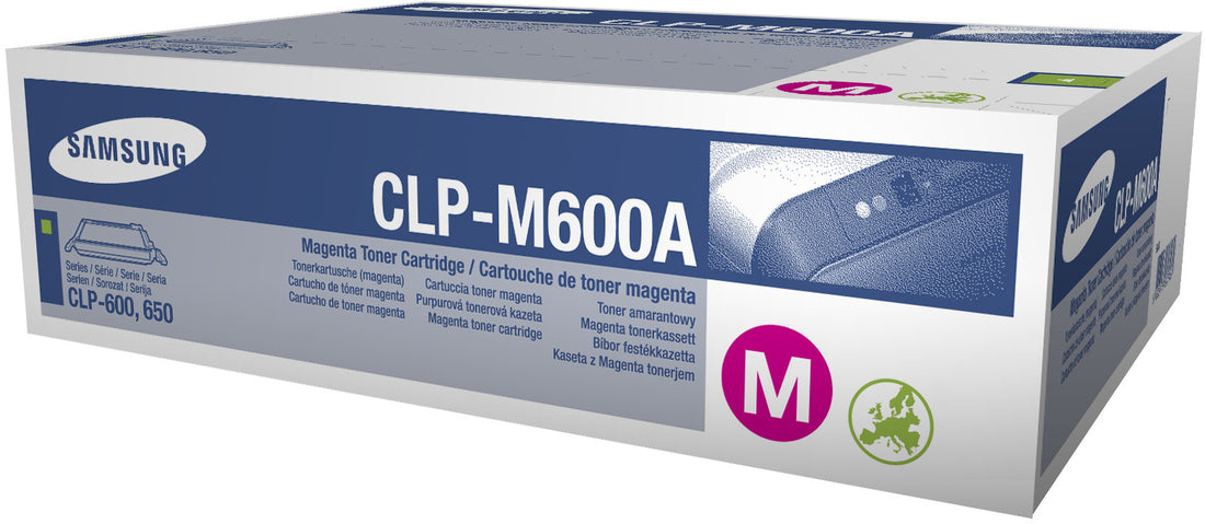 Samsung CLP600N CLP650N CLPM600A Magenta Genuine Toner Cartridge 4,000 Print